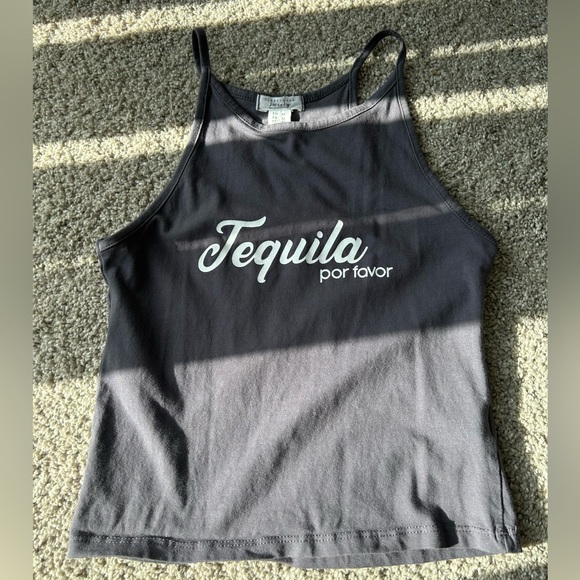 Gray tequila crop top - Picture 1 of 2